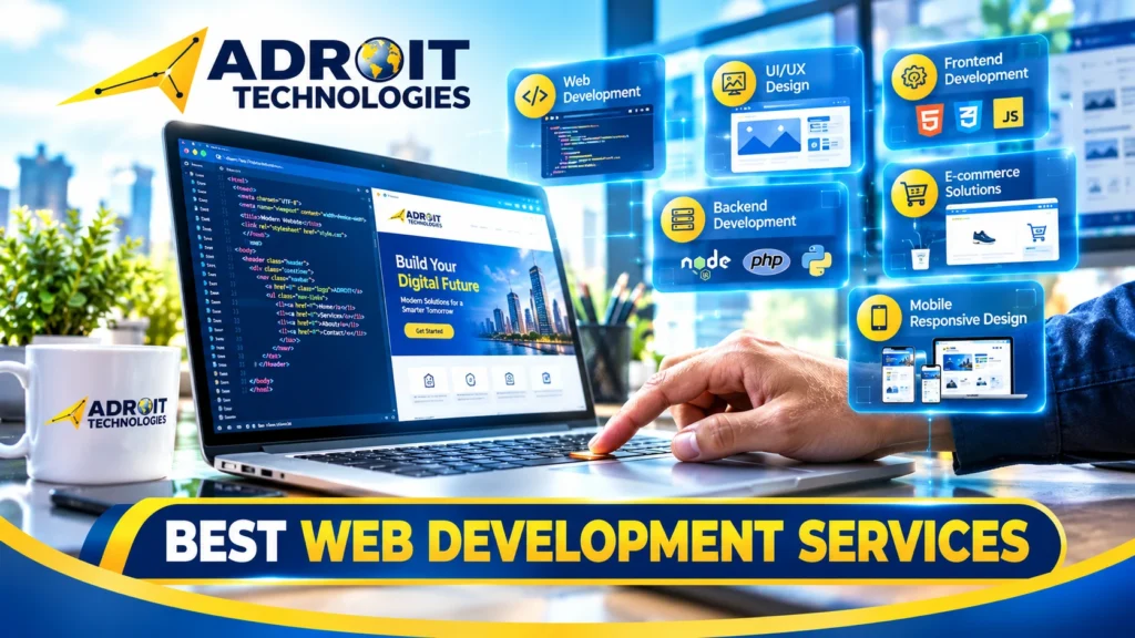 Futuristic Web Development Workspace