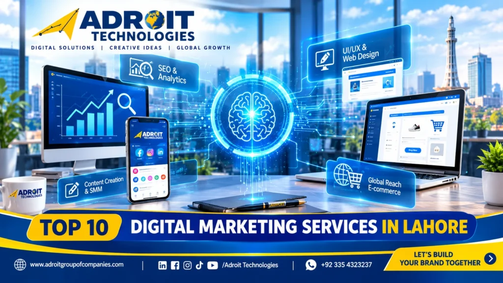 Top 10 Digital Marketing Services in Lahore