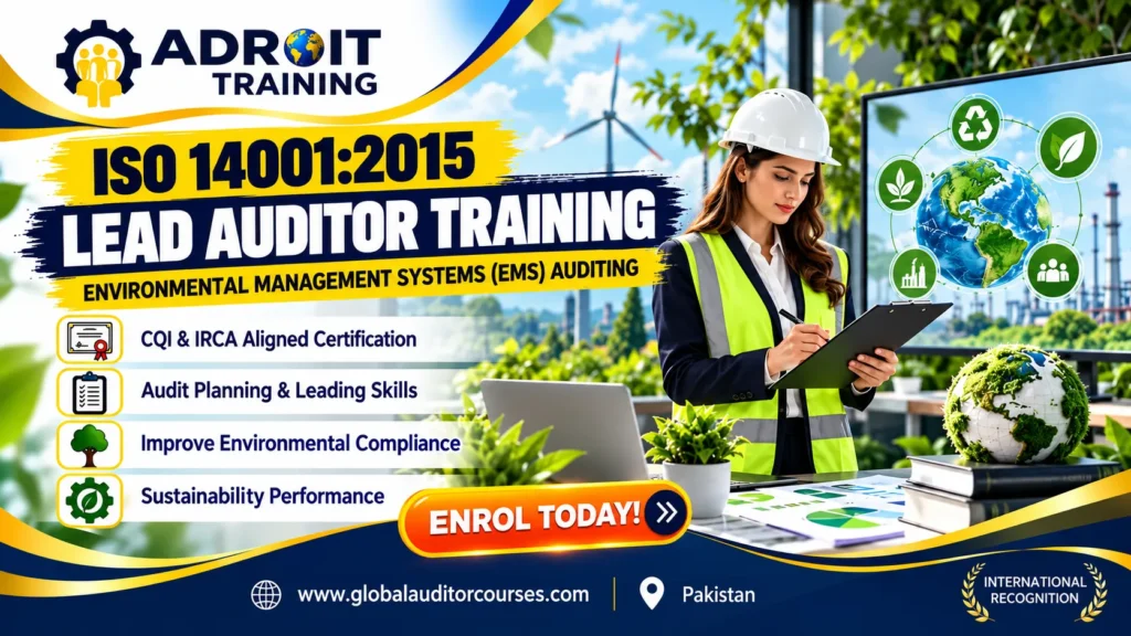 ISO 14001:2015 Lead Auditor Training – Adroit Training