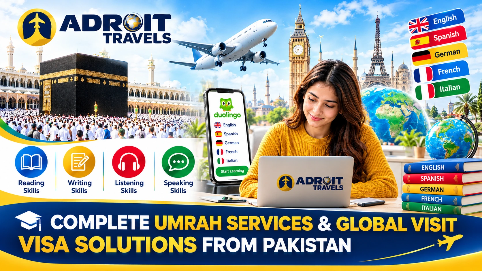 Complete Umrah Services & Global Visit Visa Solutions from Pakistan