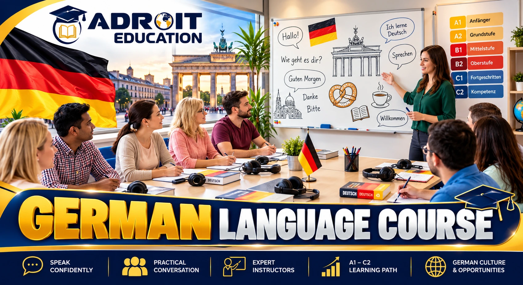 German Language Course Classroom Banner (1)